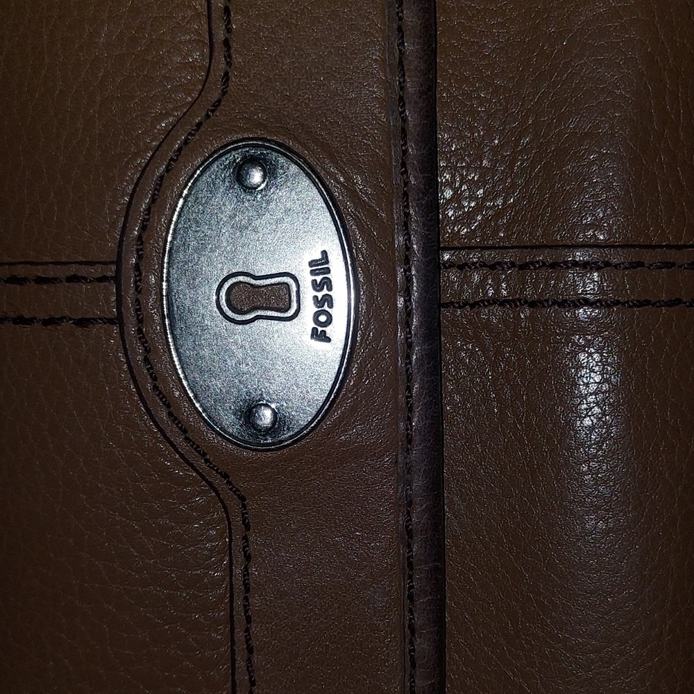 FOSSIL Maddox Marlow Tri- Fold Wallet VTG - Picture 2 of 13